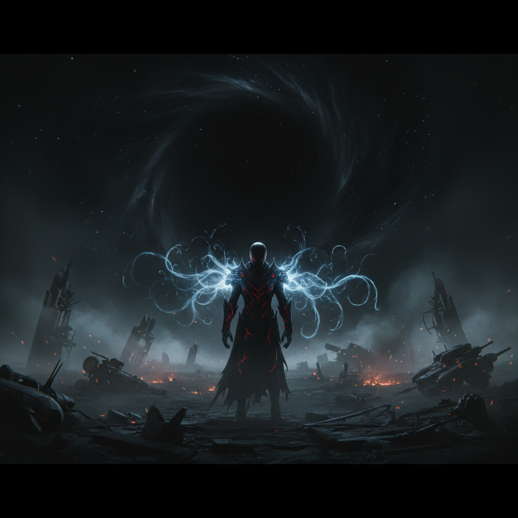 A Voidshaper drawing power from the void